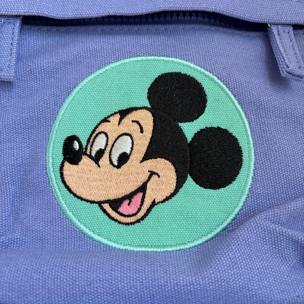 Disney Parks Backpack Mickey Mouse Carton Pals Lavender Book Bag Travel EUC - Picture 5 of 16